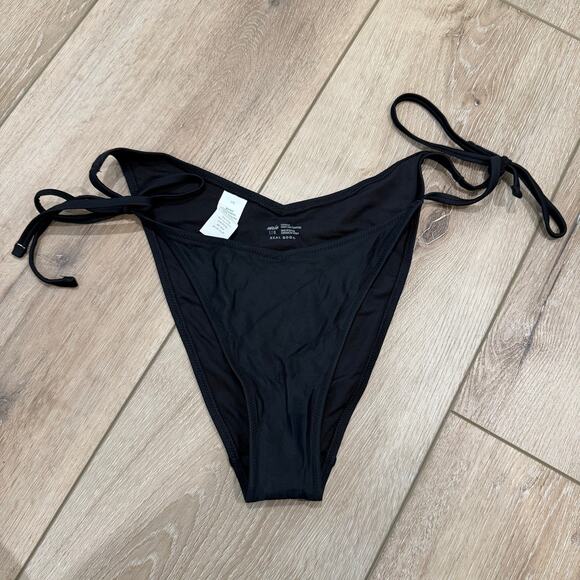 aerie Other - Aerie Bikini Bottoms Cheeky Black - Size Large